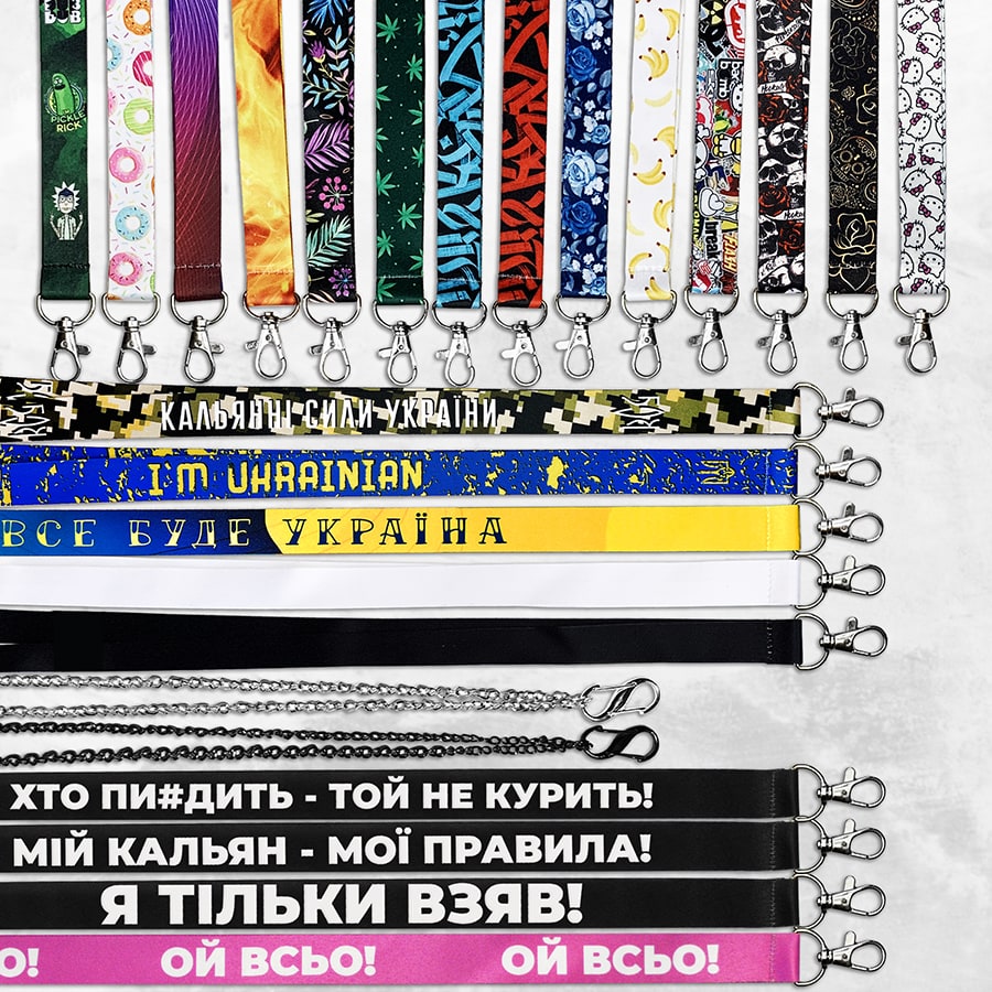 асортимент стрічок до персональних мундштуків Personalka Poly